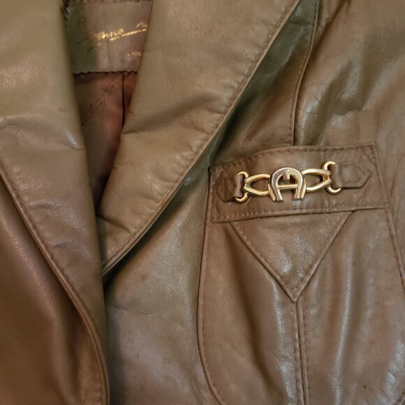 Genuine Vintage Etienne Aigner Leather Jacket - Picture 2 of 6